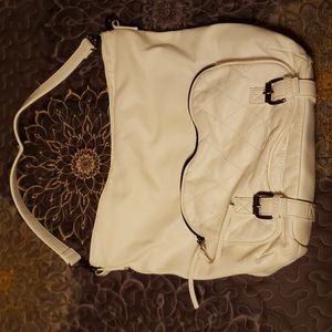 Antik kraft white faux leather purse